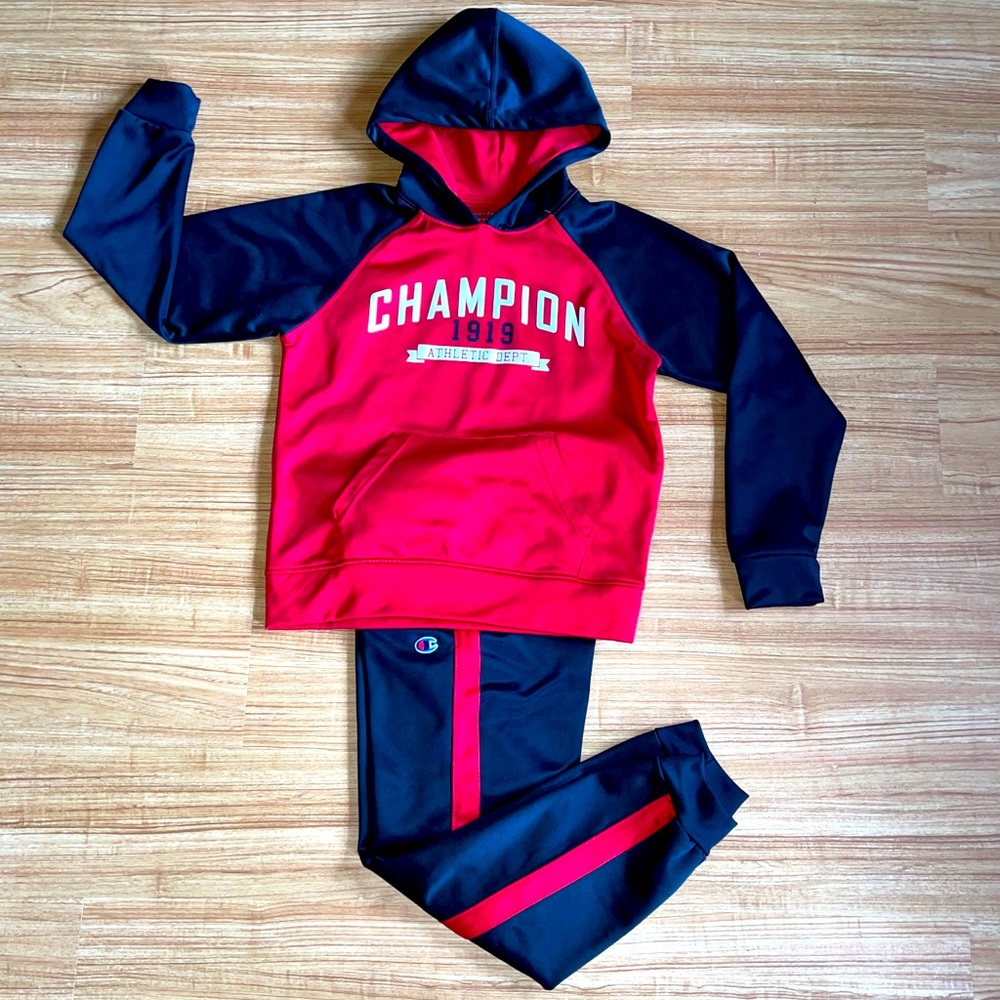 Champions- Boys Pullover Hoodie Sweatsuit
